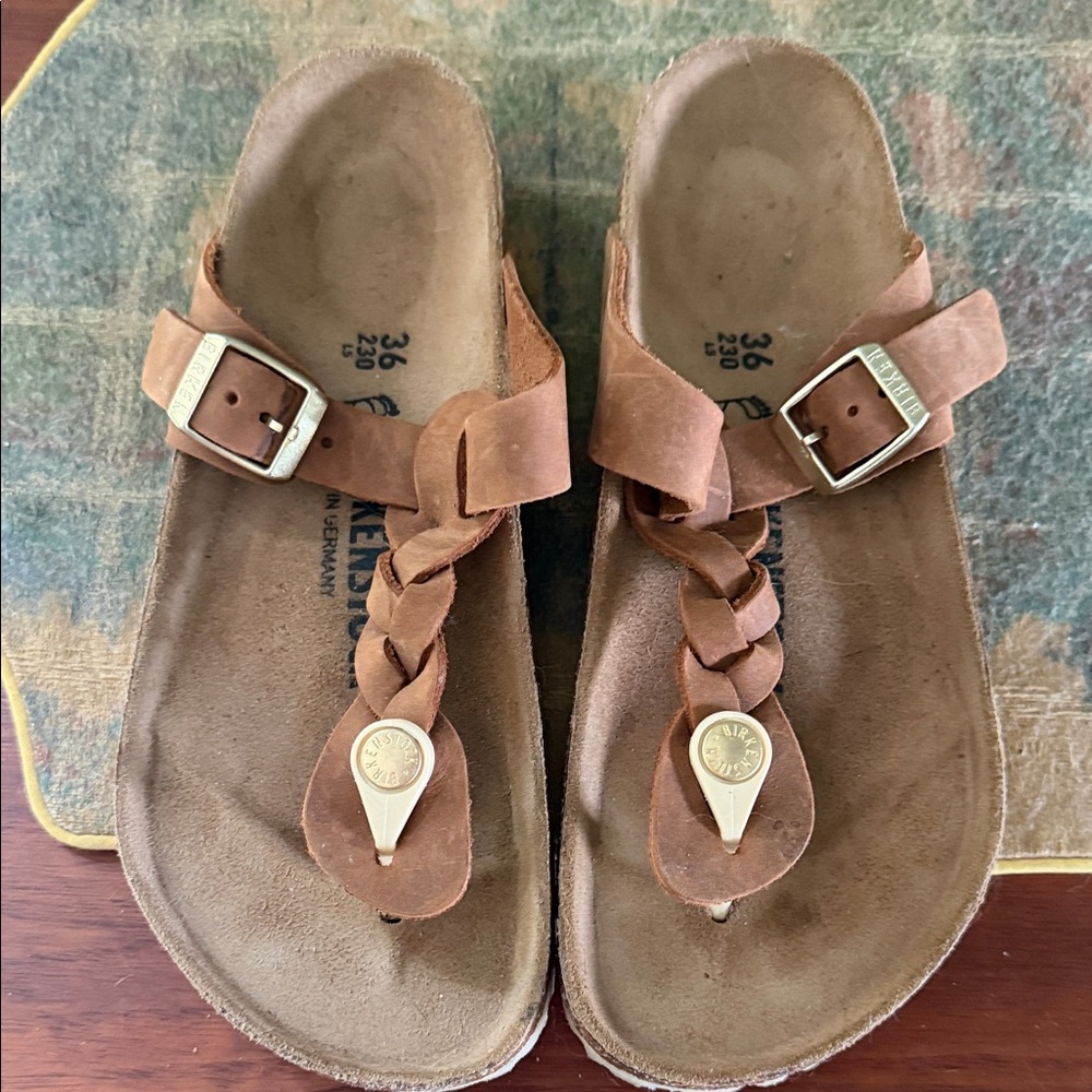 Birkenstock Brown Leather Sandals